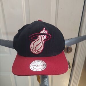 Black and Red Adjustable Cap